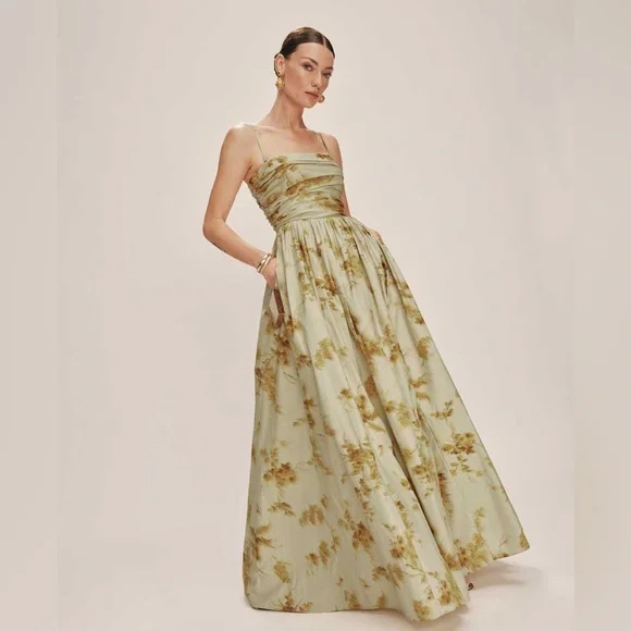 Reformation Kastoria Dress - Golden Hour - Picture 1 of 7